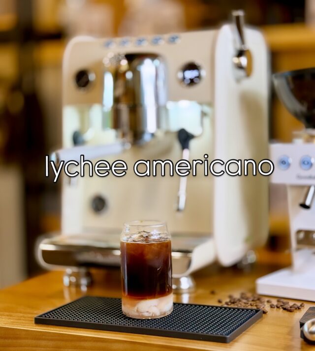 lychee americano made by G3148B and G9015C #gemilaicoffee #gemilaicoffeemachine #lycheeamericano