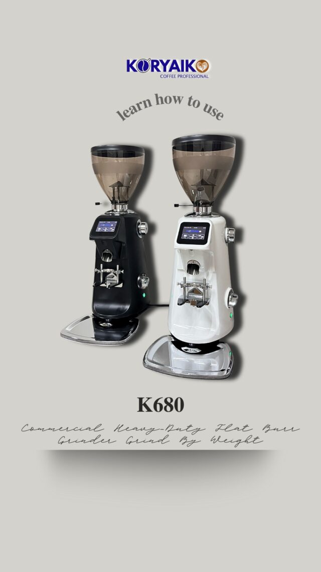 KORYAIKO K680 DEMO | GRIND BY WEIGHT COFFEE GRINDER 

Koryaiko K680 Commercial Heavy-Duty Flat Burr Grinder

🔧 Specifications:
• Burrs: 74mm 🇮🇹 Italy-imported flat steel burrs
• Burr Adjustment: Burr Setting with Lower Blade, consistent grind and low retention
• Grinding Modes: ⚖️ Grind by Weight | ⏱️ Grind by Time
• Grinding Capacity: 10–19 kg/hour – built for high-volume shops
• Bean Hopper: 1.2 kg
• Motor: 450W | 1400 RPM
• Voltage/Frequency: 220V / 60Hz
• Body: Industrial-grade aluminum alloy

📐 Dimensions & Weight:
• Product: 410 × 250 × 635 mm
• Packaging: 610 × 280 × 430 mm
• Net Weight: 15.5 kg
• Gross Weight: 18.5 kg

🔥 Why Choose the K680?
✔️ Heavy-Duty Build – ideal for cafés, roasteries, and commercial use
✔️ Grind by Weight – achieve accurate, mess-free dosing every time
✔️ 74mm Italy Steel Burrs – delivers consistency and clarity in every cup
✔️ Lower Burr Setup – enhances alignment, lowers grind retention
✔️ High-Capacity Motor – grinds 10–19 kg/hour with ease
✔️ Low Retention Design – minimal coffee waste, maximum flavor

☕ Recommended For:
🏪 Coffee Shops | 🏢 Roasters | 📦 Coffee Packaging | ☕ Enthusiasts Who Demand the Best

Order now at Koryaiko.com
🚚 Same-day delivery via Lalamove in Metro Manila & nearby areas!
Warranty:
1 Year Warranty | 7 Days Replacement
Physical Stores:
🏢FAMULEI: Riverbank Mall, Marikina City
10AM – 9PM, Monday to Sunday
🏢THE TWELVE 28TH: The Strip Circulo Verde, Quezon City
10AM – 10PM, Monday to Sunday
🏢KORYAIKO Cebu: Anami Homes Mactan, Basak-Sudtunggan Rd, Lapu-Lapu City
10AM – 8PM, Tuesday to Sunday

#koryaiko #koryaikophilippines #coffeegrinder #commercialgrinder #coffeeshops #coffeebusiness