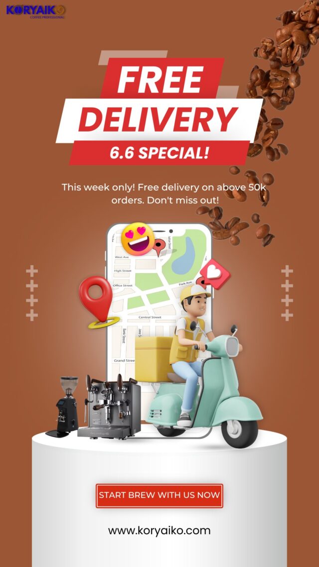 🚛 FREE SHIPPING NATIONWIDE 🌟
📦 From June 2 to 8, 2025 – for all orders over ₱50,000 placed on Koryaiko.com

Now's the perfect time to upgrade your coffee gear without worrying about delivery fees!

🎁 Promo Details:
🗓 Valid from June 2–8, 2025
🛒 Orders ₱50,000 and up
🌐 Must be placed through Koryaiko.com
📍 Nationwide shipping – absolutely FREE!

Whether you're in Luzon, Visayas, or Mindanao – we got you covered!
Don’t miss this limited-time offer. ☕💻

🛍 Shop now: Koryaiko.com
#koryaiko #freeshipping #philippinescoffee #coffeetime #coffeelovers #baristagear #espressoequipment #nationwidepromo #koryaikoph #specialtycoffee #coffeeph