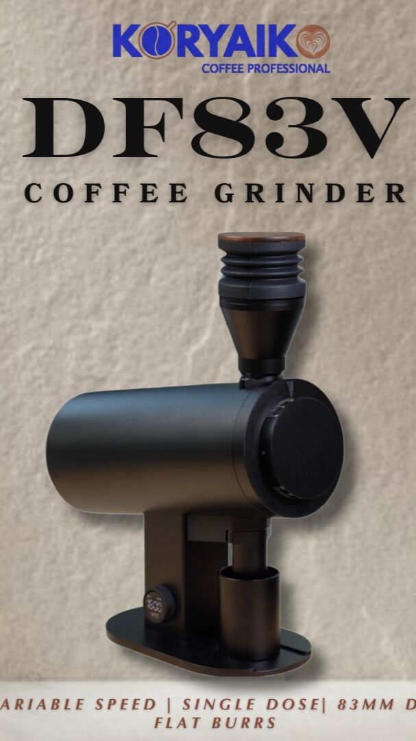 Koryaiko DF83V Variable Speed Coffee Single Dose Espresso Grinder Selpless DLC 83mm Flat Burr
Features:
1. DLC Coating Burrs: 83mm flat burrs with Diamond-Like Carbon (DLC) coating.
2. Brushless DC Motor & Variable Speed: Ranges from 300 to 1600 RPM, offering full control over grinding speed.
3. High Torque Quiet Start: Powerful motor capable of crushing light beans, eliminating common stall issues.
4. Plasma Generator (Ionizer): Reduces static in the exit chute.
5. Prebreaker Auger: Ensures consistent feeding of beans for efficient grinding at lower RPMs.
6. Anti-Popcorn Disc: Prevents beans from jumping, enhancing grinding speed.
7. True Zero Retention: Achieves less than 0.1 gram retention, even without a bellow.
8. Stepless Adjustment: Large dial for a range of fine to coarse settings.
9. Quiet Performance: Designed for minimal noise during operation.
10 Materials: Aluminum body with powder coating for durability.
Technical Information:
✔Bean Hopper Capacity: 60 grams with bellow.
✔Weight: 19.5 lbs (8.85 kg).
✔Motor Power: 680W.
✔AC Input: 220v/60Hz.
Dimensions:
✔Without hopper: 12.5” L x 5.5” W x 13.5″ H.
✔With hopper: 12.5” L x 5.5” W x 28cm H.
Package Contents:
✔Koryaiko Coffee Grinder
✔Bellow with Wood Lid
✔Cleaning Brush
✔Magnetic Metal Dosing Cup
✔Magnetic Chute
✔Manual
Color Options: Silver and Black.
Package Dimensions: 40 x 20 x 43 cm (LxWxH).
Package Weight: 10 kg.
WE DO SHIP NATIONWIDE‼️
Physical Stores:
🏢FAMULEI: Riverbank Mall, Marikina City
10 AM to 9 PM, Monday to Sunday
🏢THE TWELVE 28TH: The Strip Circulo Verde, Quezon City
10 AM to 10 PM, Monday to Sunday
🏢KORYAIKO Cebu: L7 B1, Anami Homes Mactan, Basak-Sudtunggan Rd, Lapu-Lapu City, Cebu
10 AM to 8 PM, Tuesday to Sunday
Warranty:
1 Year Warranty | 7 Days Replacement
#KoryaikoPhilippines #SingleDoseGrinder #dfgrinder #coffeegrinder #df64v